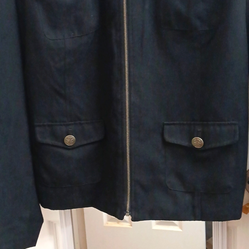 Black Suede Jacket size 16 - Picture 3 of 10